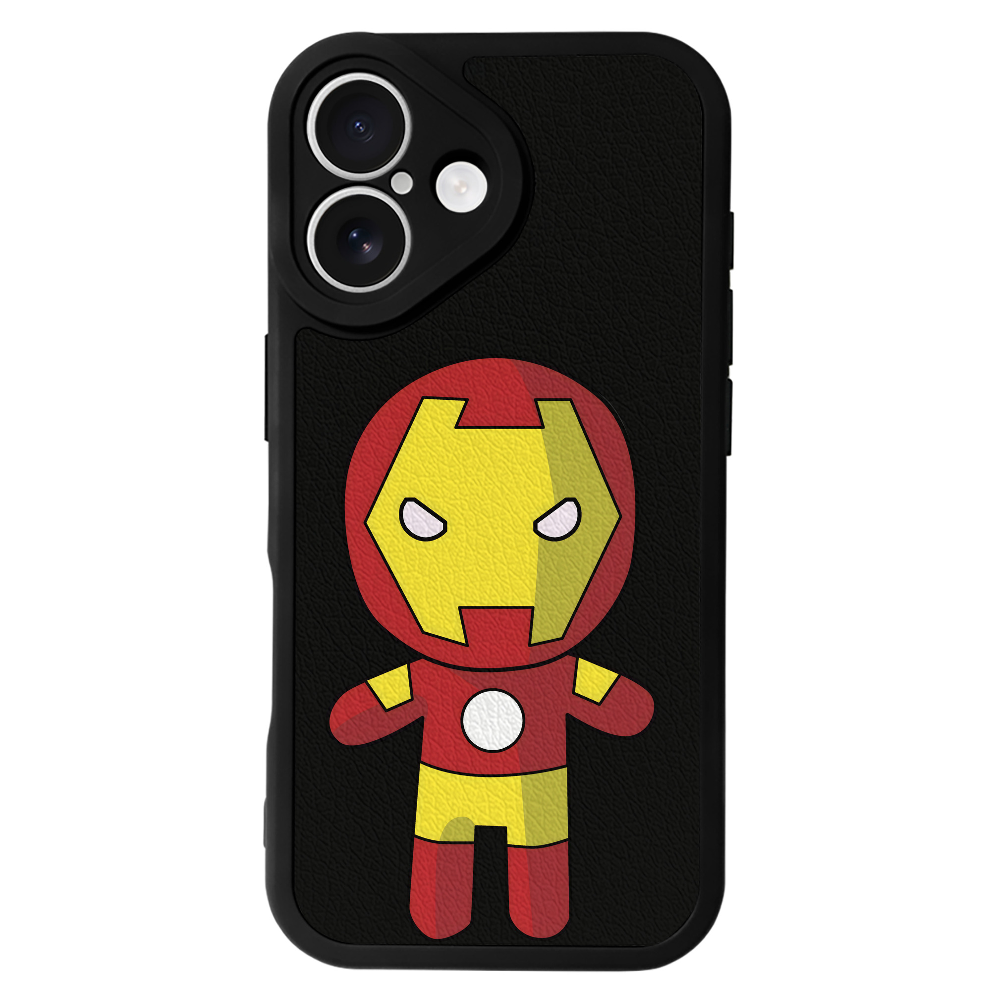 （画像用） アベンジャーズ The Avengers 【iPhone 16シリーズ対応】シリコンスマホケース（レザー調） 材質：シリコン